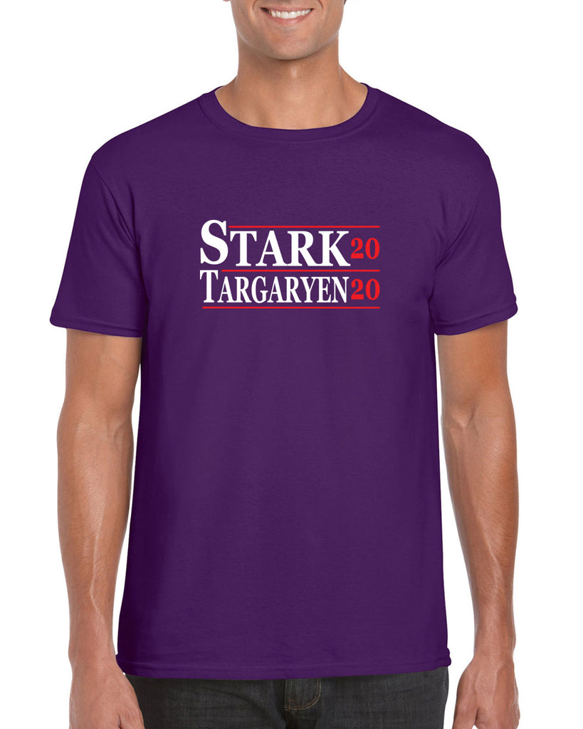 Stark Targaryen 2020 Mens T-shirt game of thrones dragons dire wolf tv show kings landing winterfell president campaign