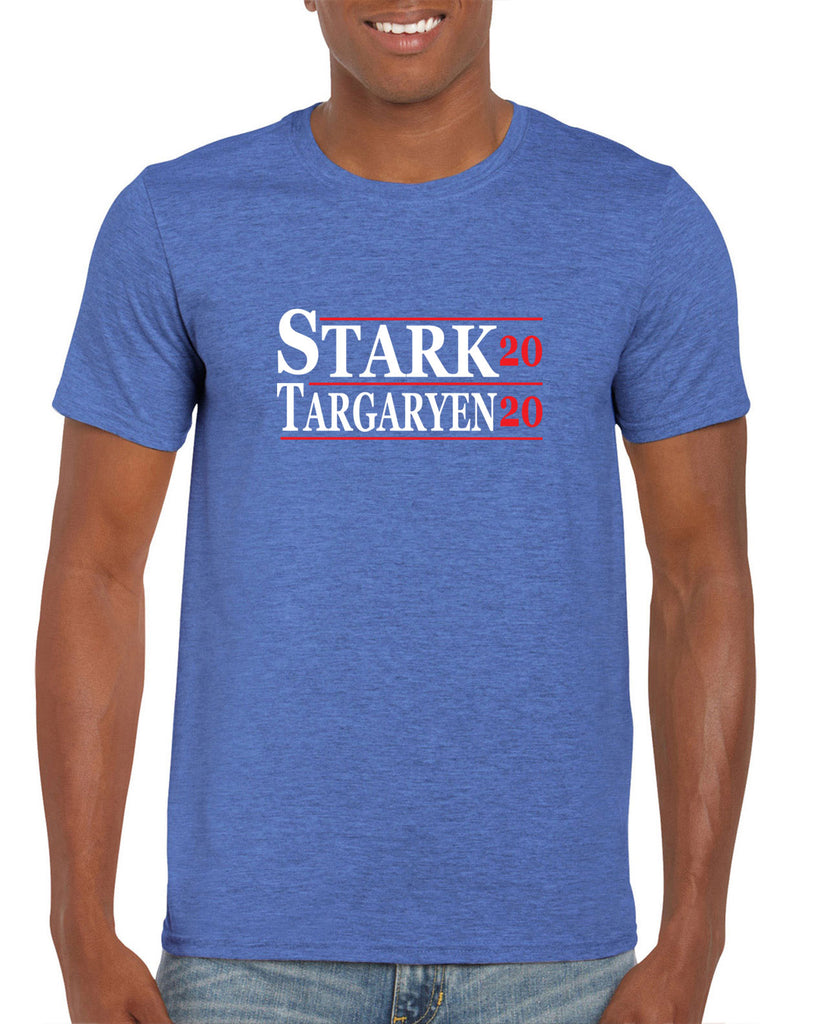 Stark Targaryen 2020 Mens T-shirt game of thrones dragons dire wolf tv show kings landing winterfell president campaign
