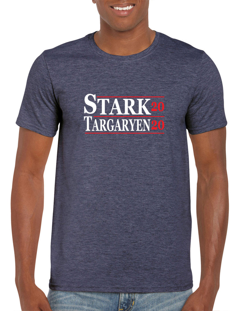 Stark Targaryen 2020 Mens T-shirt game of thrones dragons dire wolf tv show kings landing winterfell president campaign