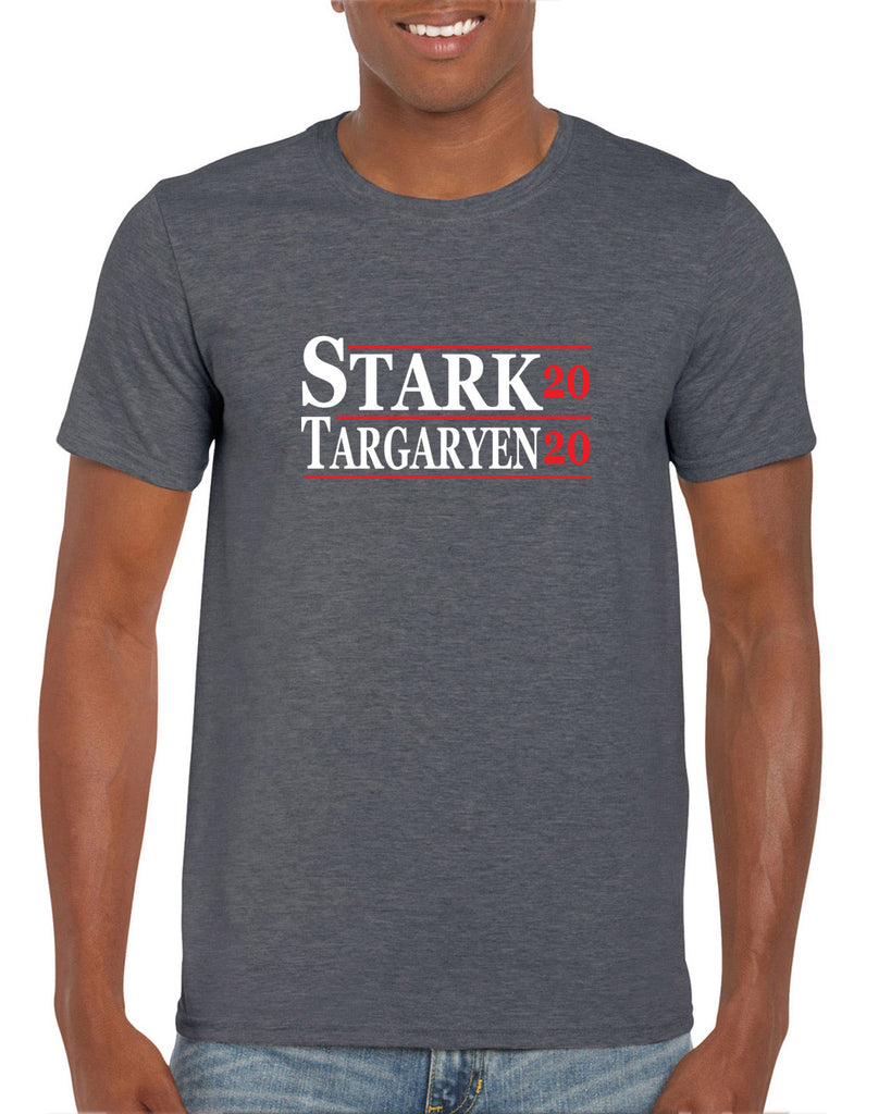 Stark Targaryen 2020 Mens T-shirt game of thrones dragons dire wolf tv show kings landing winterfell president campaign