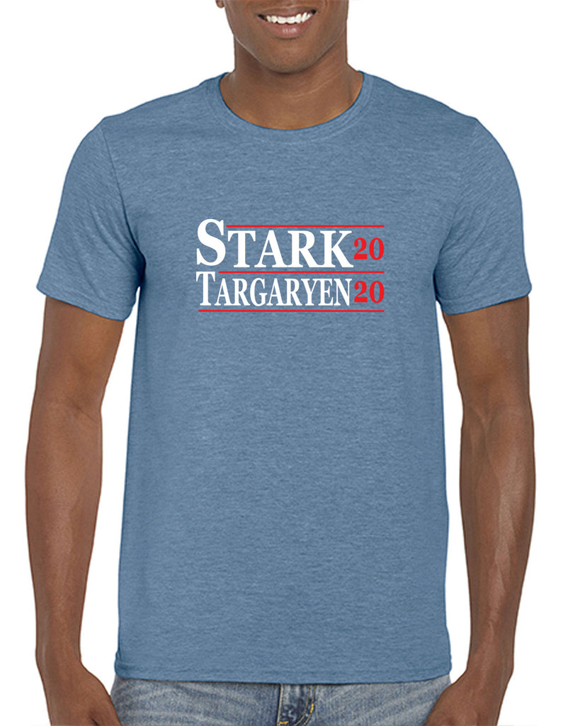 Stark Targaryen 2020 Mens T-shirt game of thrones dragons dire wolf tv show kings landing winterfell president campaign