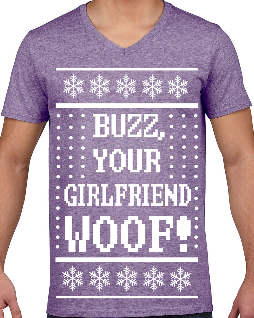 Hot Press Apparel Ugly Christmas Sweater Home Kevin Buzz 90s Movie Alone Holiday Party Gift Present Costume Men's Shirt Funny