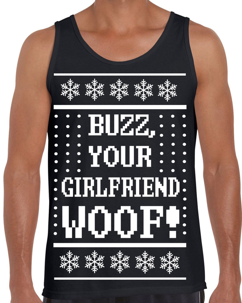 Men's Sleeveless Tank Top - Buzz, Your Girlfriend