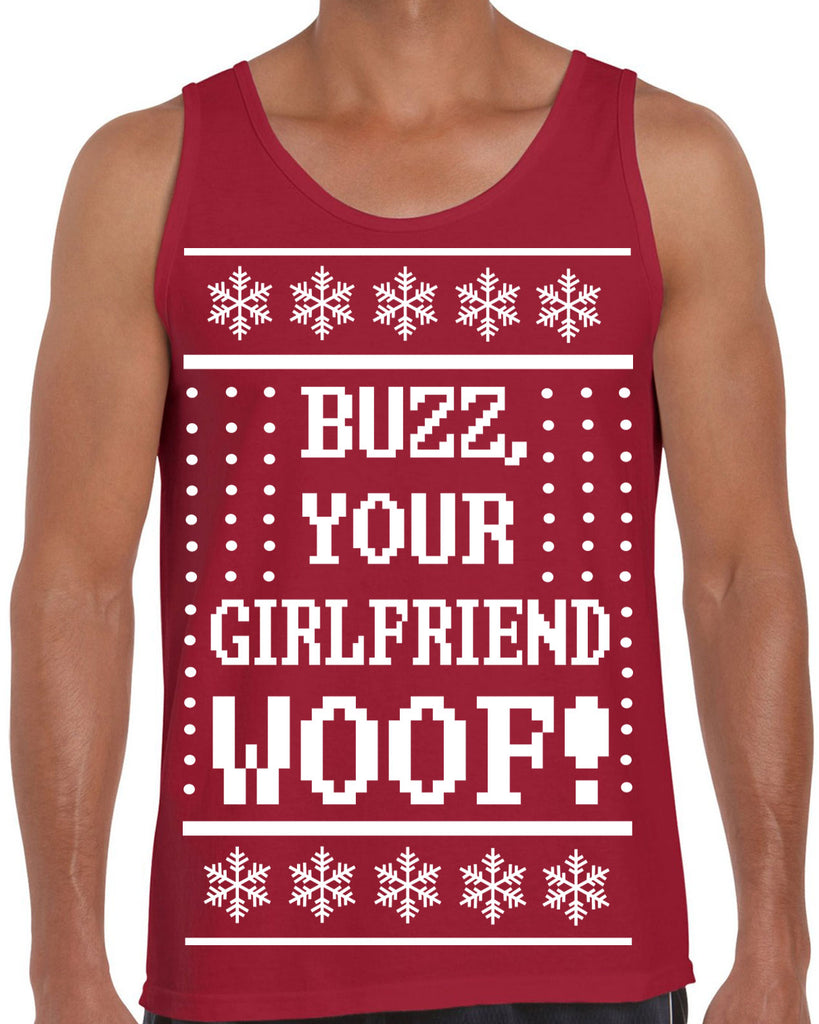 Men's Sleeveless Tank Top - Buzz, Your Girlfriend