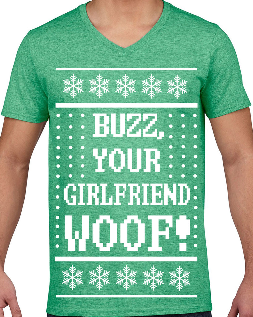 Hot Press Apparel Ugly Christmas Sweater Home Kevin Buzz 90s Movie Alone Holiday Party Gift Present Costume Men's Shirt Funny