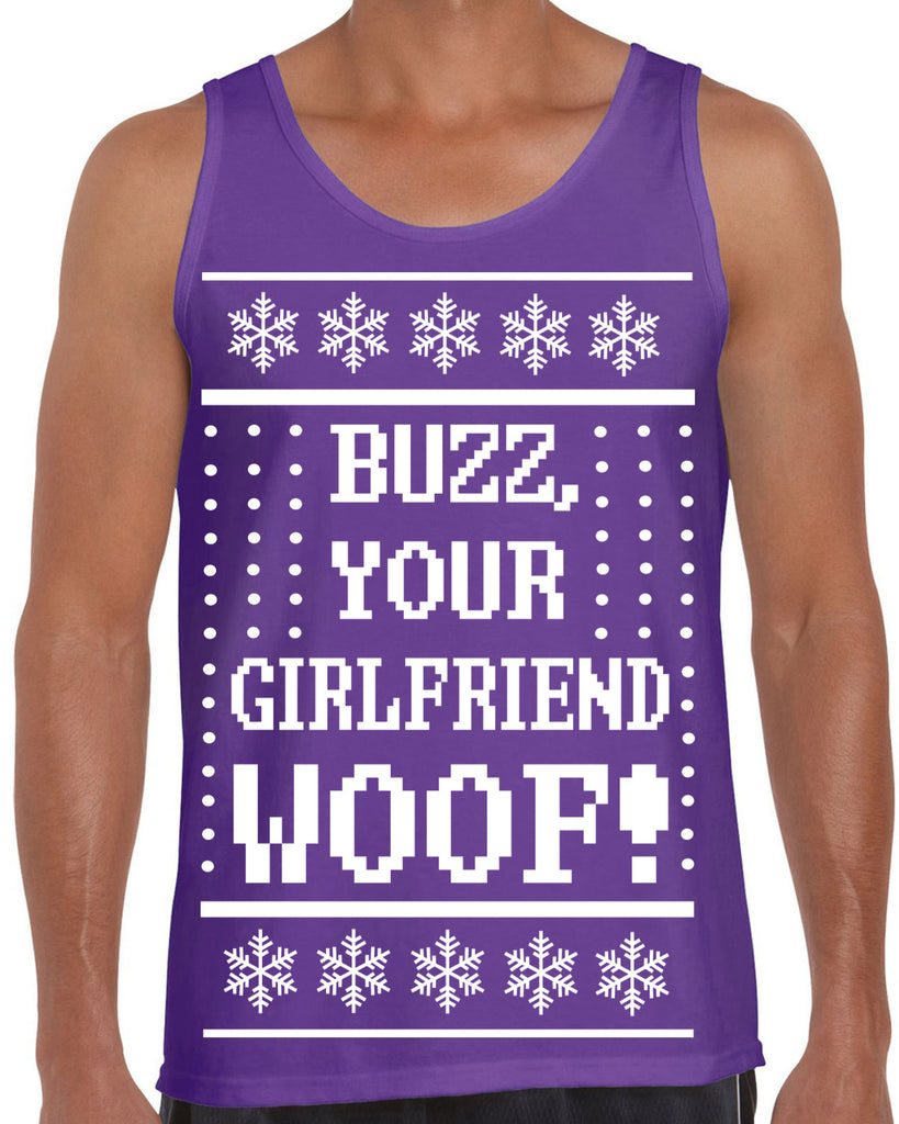 Men's Sleeveless Tank Top - Buzz, Your Girlfriend