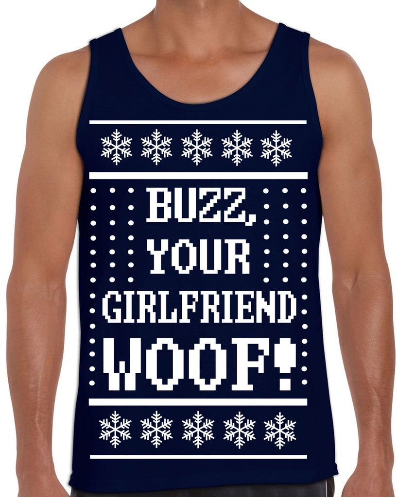 Men's Sleeveless Tank Top - Buzz, Your Girlfriend