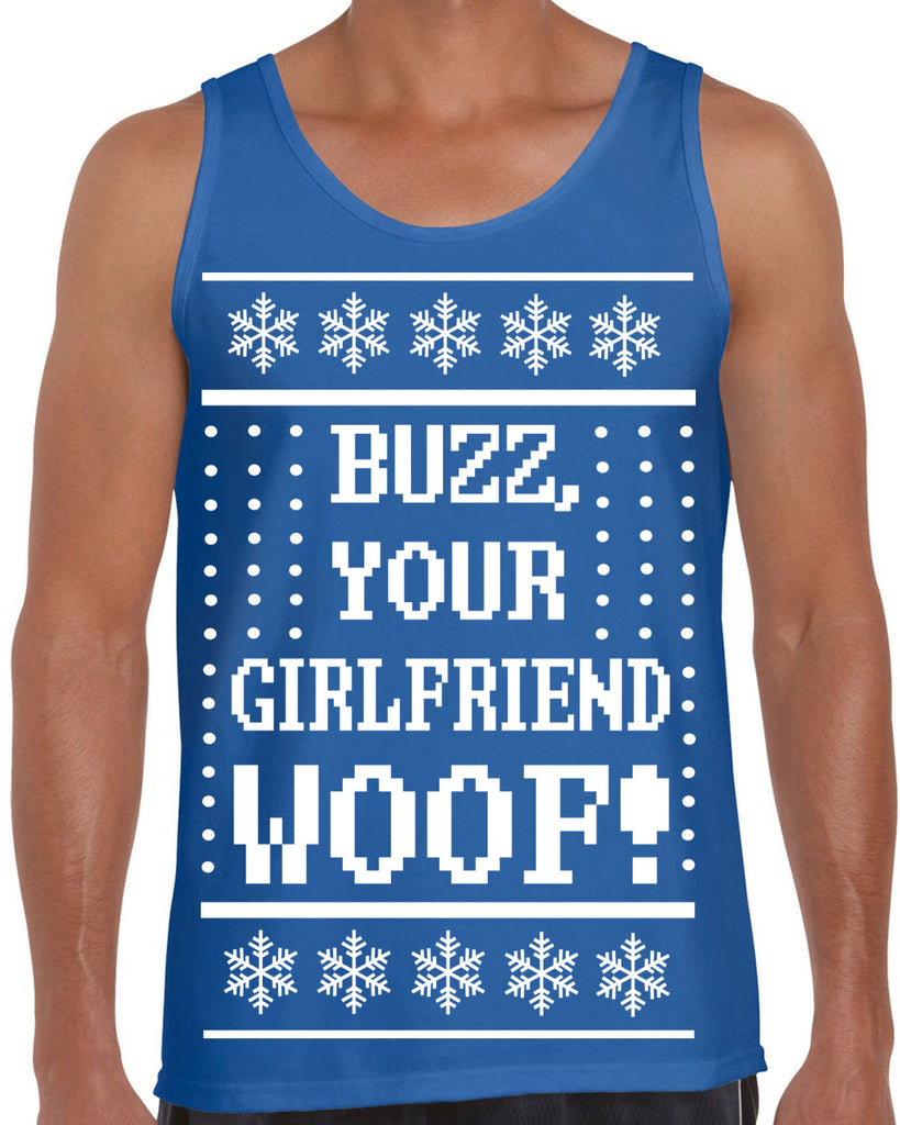 Men's Sleeveless Tank Top - Buzz, Your Girlfriend