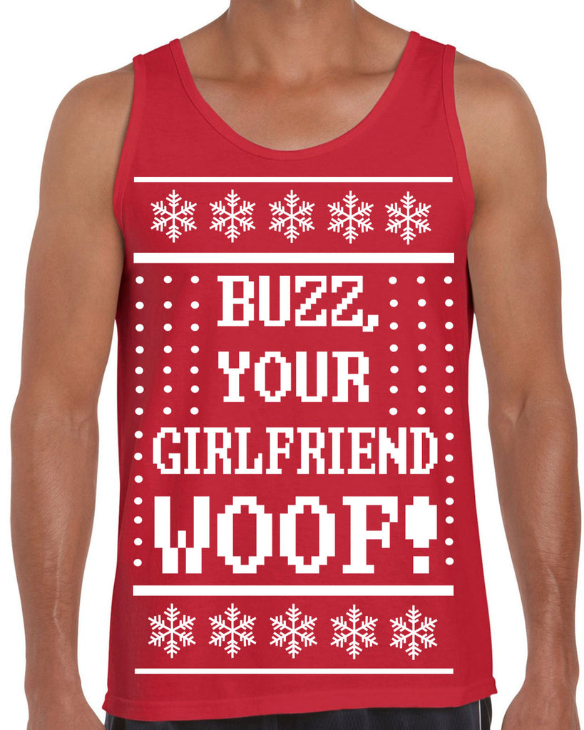Men's Sleeveless Tank Top - Buzz, Your Girlfriend