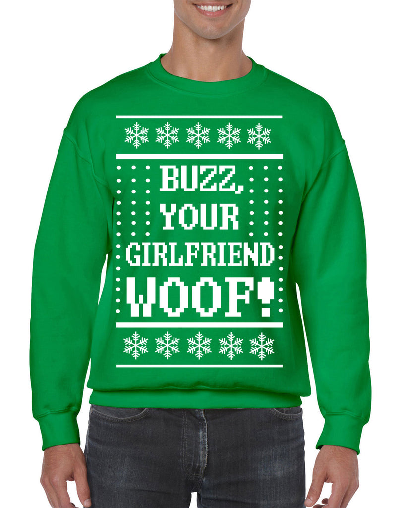 Hot Press Apparel Ugly Christmas Sweater Home Buzz Kevin 90s Movie Alone Sweatshirt Gift Present Holiday Party Costume