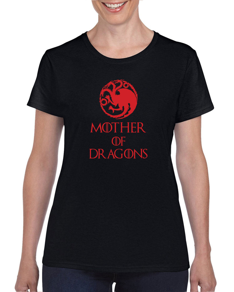 Hot Press Apparel Mother of Dragons GOT Thrones Queen Khaleesi Targaryen Queen Female Strong Women House Snow Wall Crows Westeros Book TV Show Sale