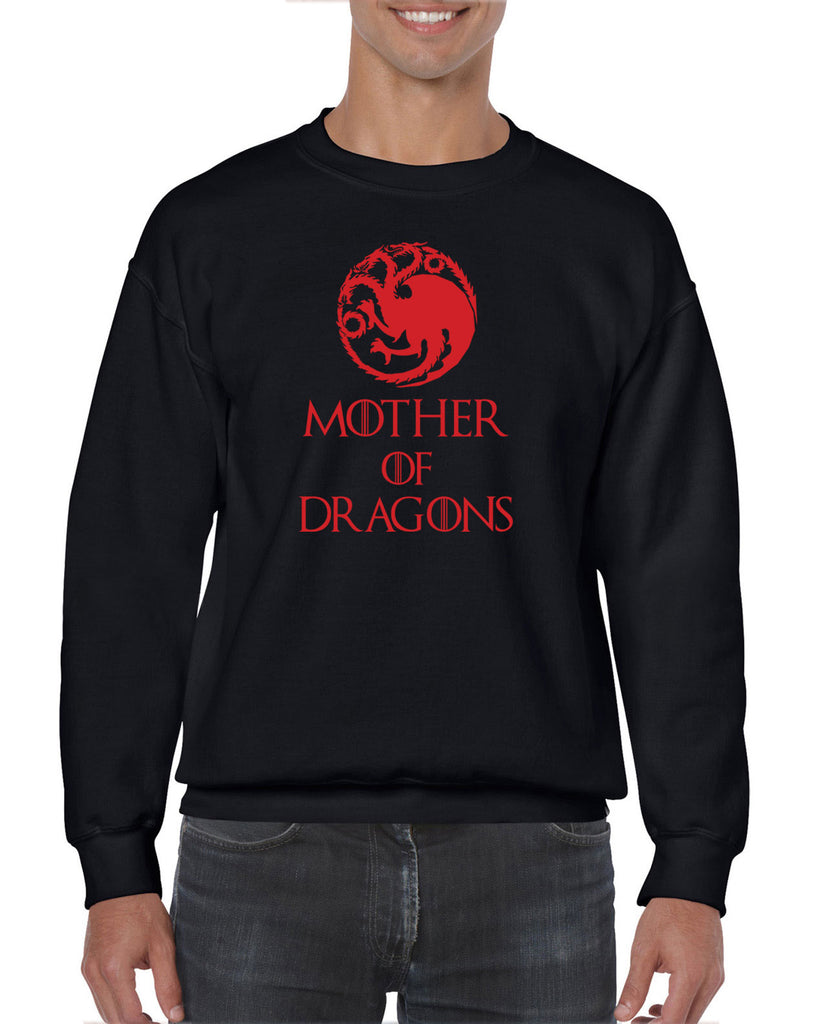 Hot Press Apparel Thrones Dragon Khaleesi Funny Pop Culture Present Gift Sweatshirt Sale Thrones Westeros Dragons Mother