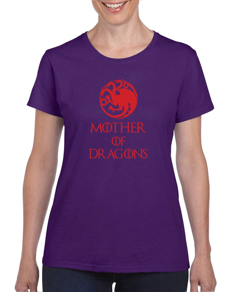 Hot Press Apparel Mother of Dragons GOT Thrones Queen Khaleesi Targaryen Queen Female Strong Women House Snow Wall Crows Westeros Book TV Show Sale