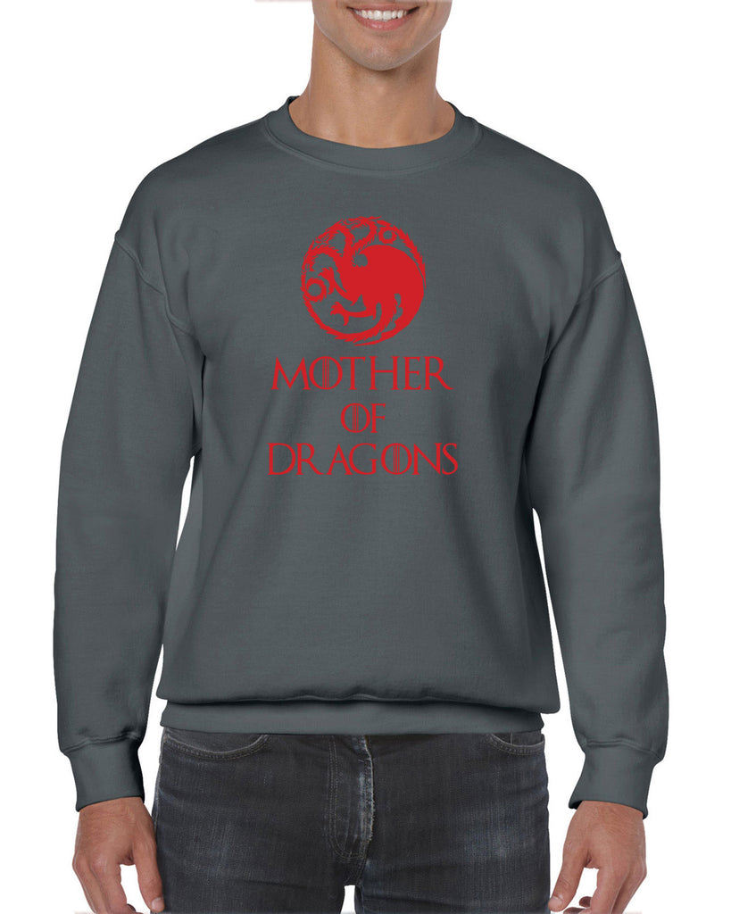 Hot Press Apparel Thrones Dragon Khaleesi Funny Pop Culture Present Gift Sweatshirt Sale Thrones Westeros Dragons Mother