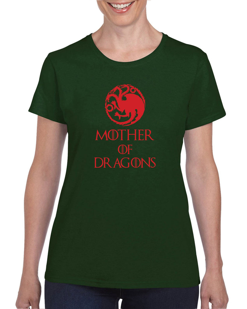 Hot Press Apparel Mother of Dragons GOT Thrones Queen Khaleesi Targaryen Queen Female Strong Women House Snow Wall Crows Westeros Book TV Show Sale
