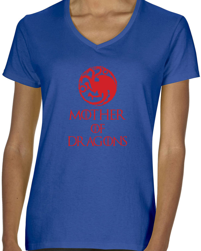 Hot Press Apparel Mother of Dragons House Targaryen Khaleesi TV Show Sci Fi John Snow Queen Princess Westeros The Wall Thrones Unburnt Gift Present Sale Women's Clothing Strong Female