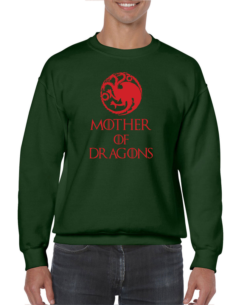 Hot Press Apparel Thrones Dragon Khaleesi Funny Pop Culture Present Gift Sweatshirt Sale Thrones Westeros Dragons Mother