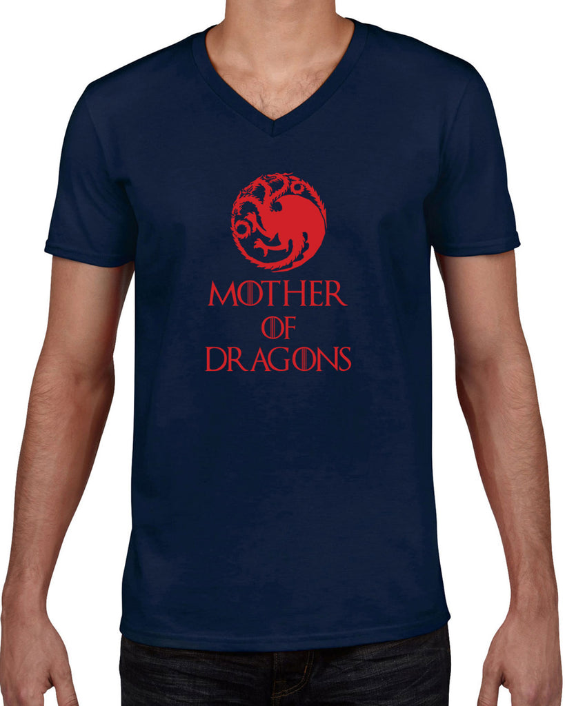 Hot Press Apparel Mother of Dragons Khaleesi House Targaryen GOT Thrones Gift Present Sale Halloween Costume Sci Fi TV Show Wall Crows John Snow Westeros Queen Princess Shirt Clothing