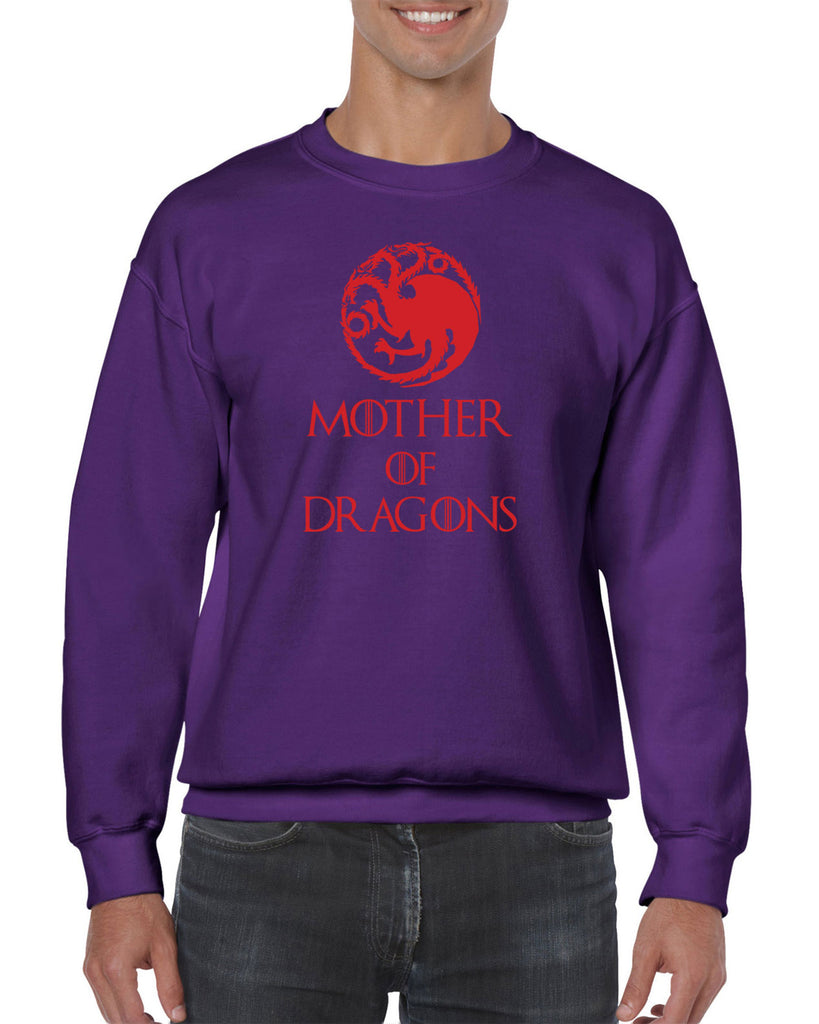 Hot Press Apparel Thrones Dragon Khaleesi Funny Pop Culture Present Gift Sweatshirt Sale Thrones Westeros Dragons Mother