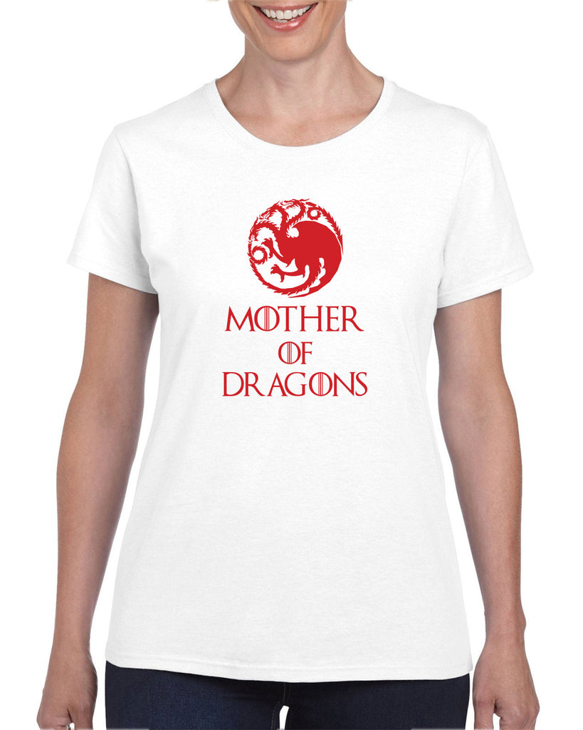 Hot Press Apparel Mother of Dragons GOT Thrones Queen Khaleesi Targaryen Queen Female Strong Women House Snow Wall Crows Westeros Book TV Show Sale