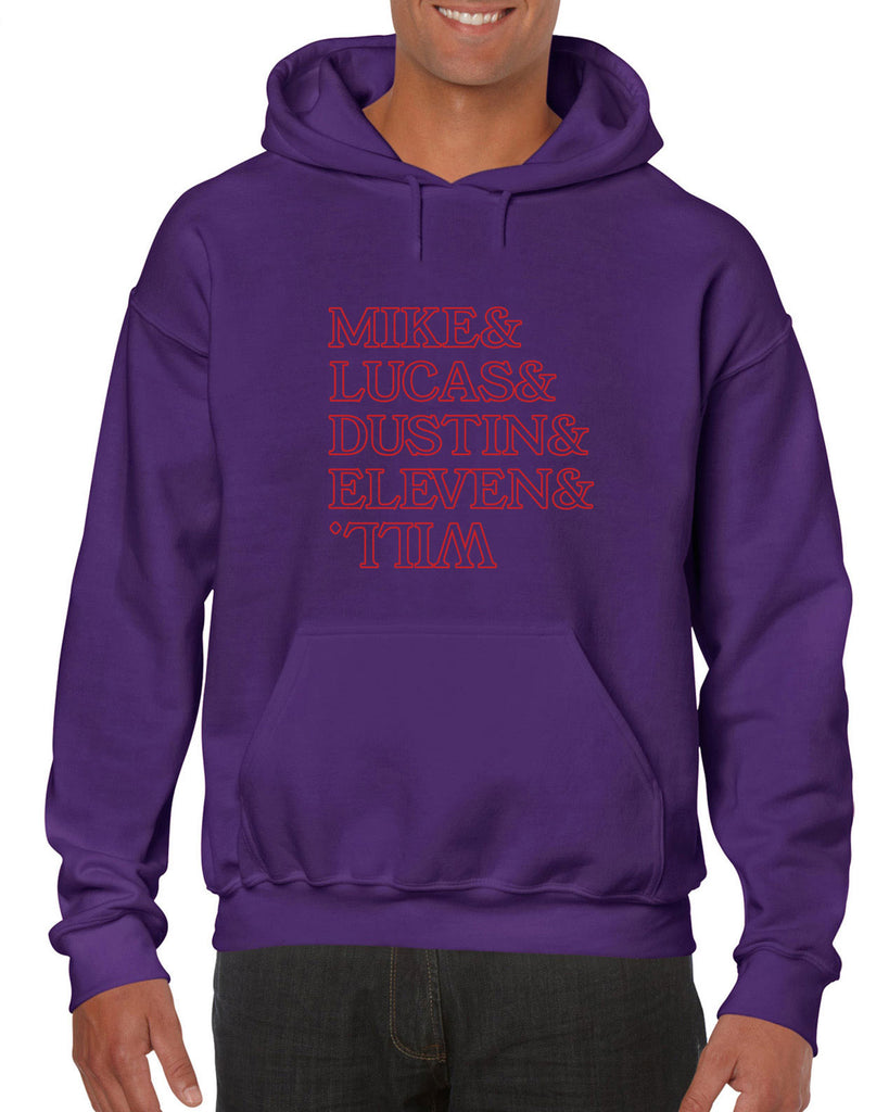 Unisex Hoodie Sweatshirt - Stranger Names