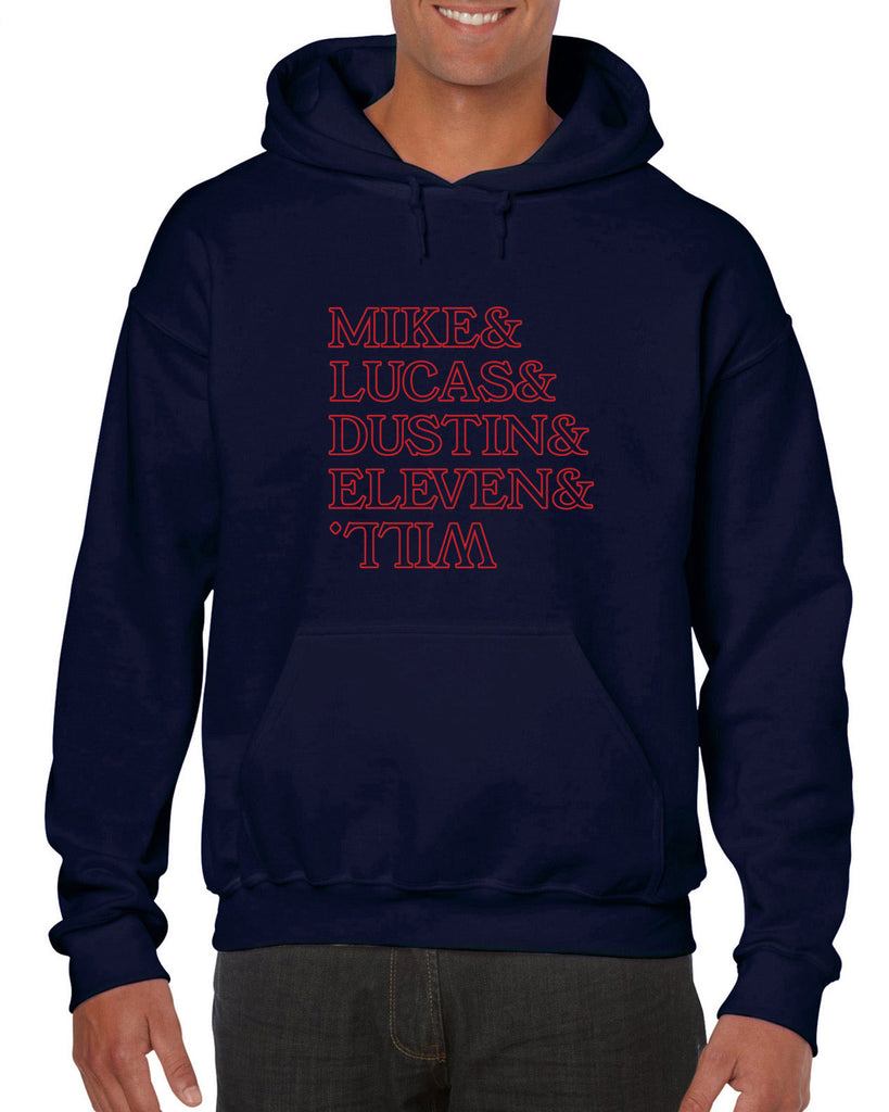 Unisex Hoodie Sweatshirt - Stranger Names