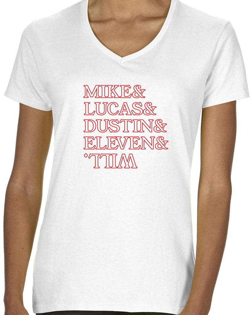 Hot Press Apparel Stranger Names Upside Down 80s TV Show Winona Eleven Hopper Gift Present Costume Retro Vintage Sale Clothing Women's