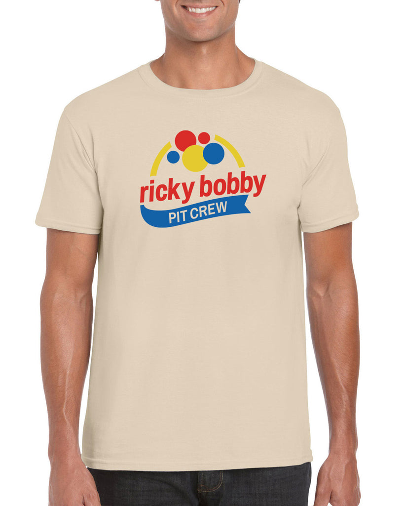 Ricky Bobby Pit Crew Mens T-shirt race car racing halloween costume shake and bake first your last funny movie