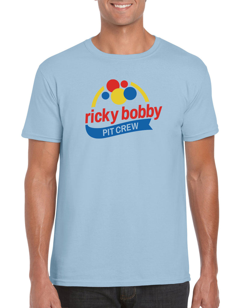 Ricky Bobby Pit Crew Mens T-shirt race car racing halloween costume shake and bake first your last funny movie