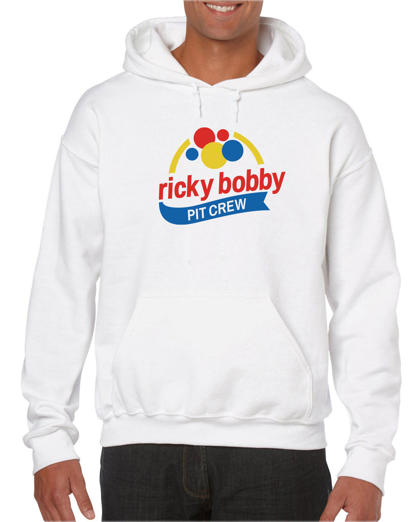 Ricky BobbY Pit Crew Hoodie Hooded Sweatshirt race car racing halloween costume shake and bake first your last funny movie
