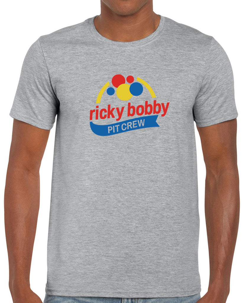 Ricky Bobby Pit Crew Mens T-shirt race car racing halloween costume shake and bake first your last funny movie