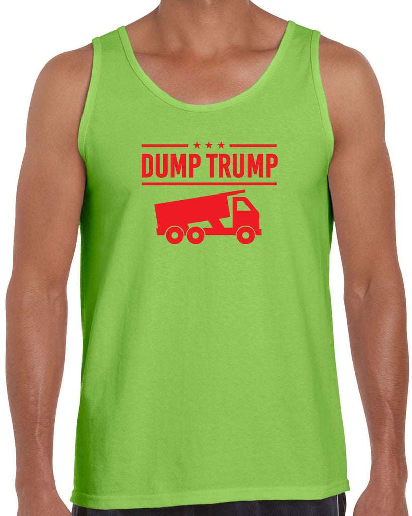 Dump Trump Tank Top democrat progressive liberal not my president anti trump election politics