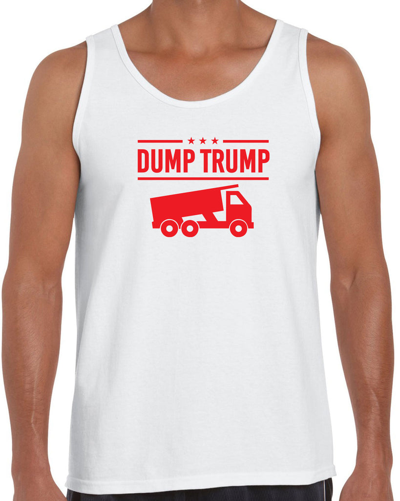 Men's Sleeveless Tank Top - Dump Trump