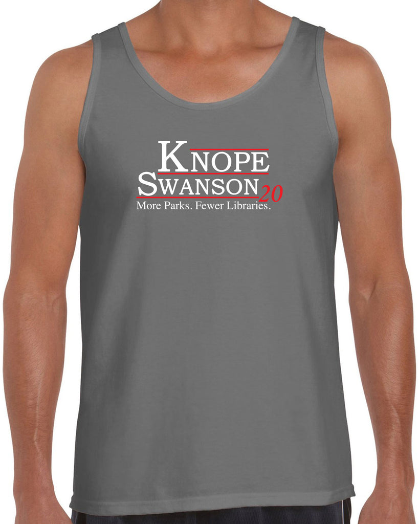 Knope Swanson 2020 Tank Top tv show parks and rec leslie ron president campaign election