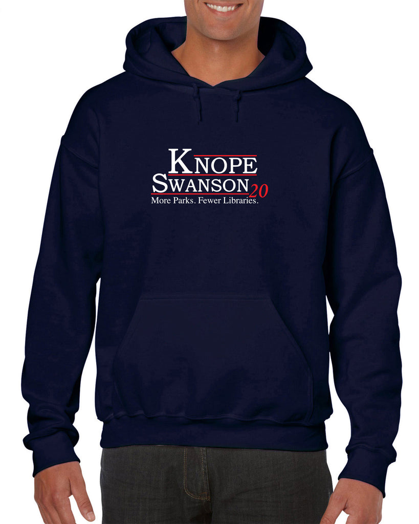 Knope Swanson 2020 Hoodie Hooded Sweatshirt tv show parks and rec leslie ron president campaign election