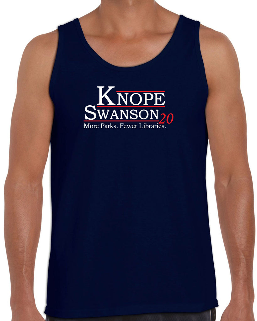Knope Swanson 2020 Tank Top tv show parks and rec leslie ron president campaign election
