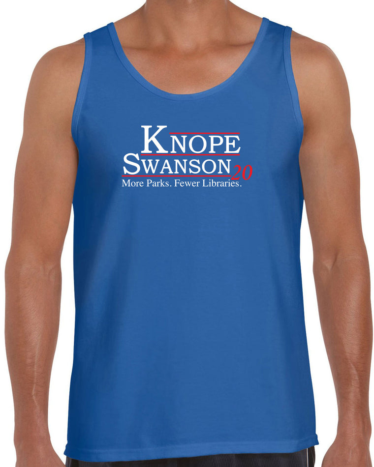 Men's Sleeveless Tank Top - Knope Swanson 2020