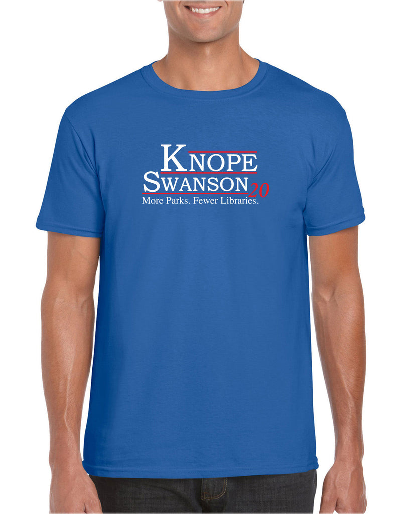 Knope Swanson 2020 Mens T-Shirt tv show parks and rec leslie ron president campaign election