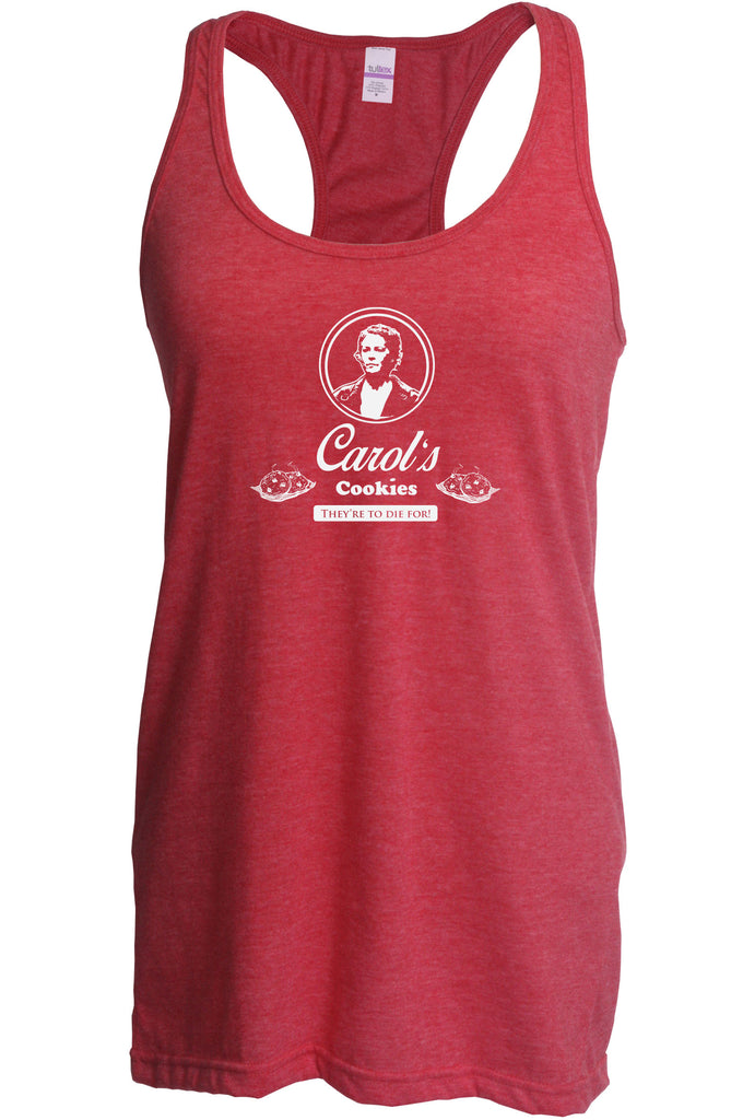 Carols Cookies They're to Die for Racerback Tank Top racer back zombie walker walking dead tv show gore blood whispers