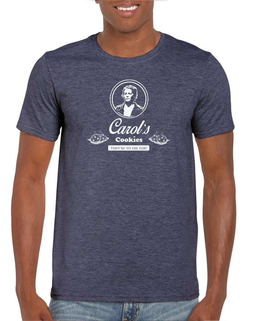 Carols Cookies They're to Die for Mens T-shirt zombie walker walking dead tv show gore blood whispers