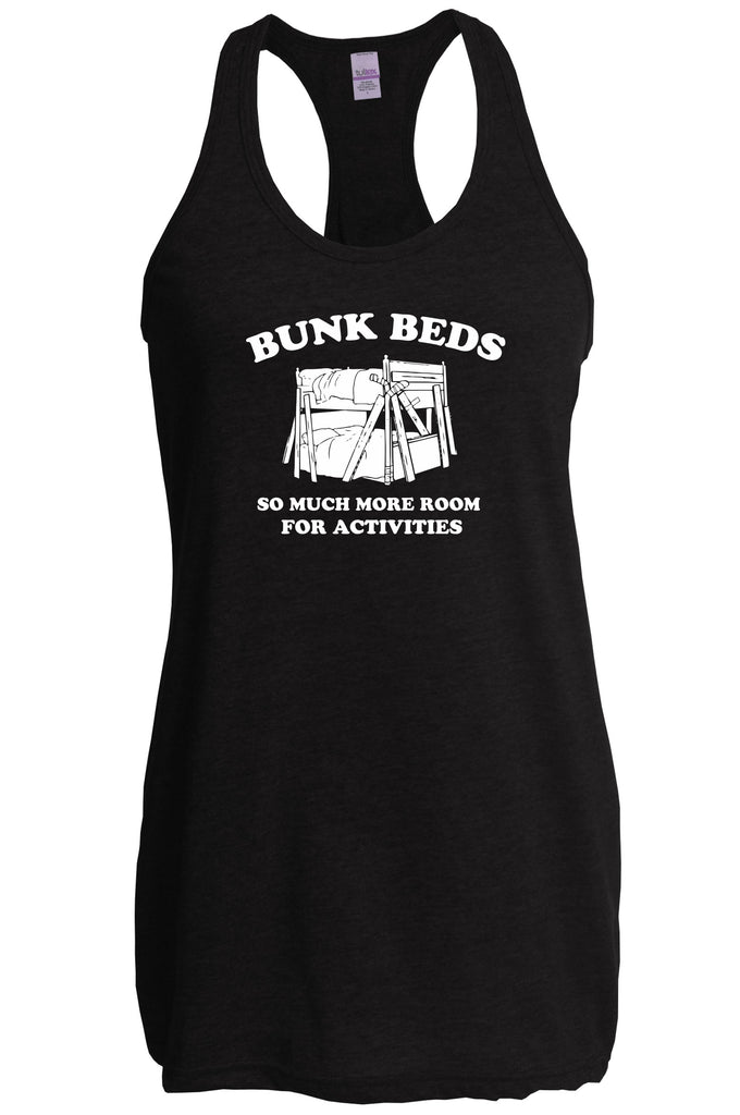 Women's Racer Back Tank Top - Bunk Beds