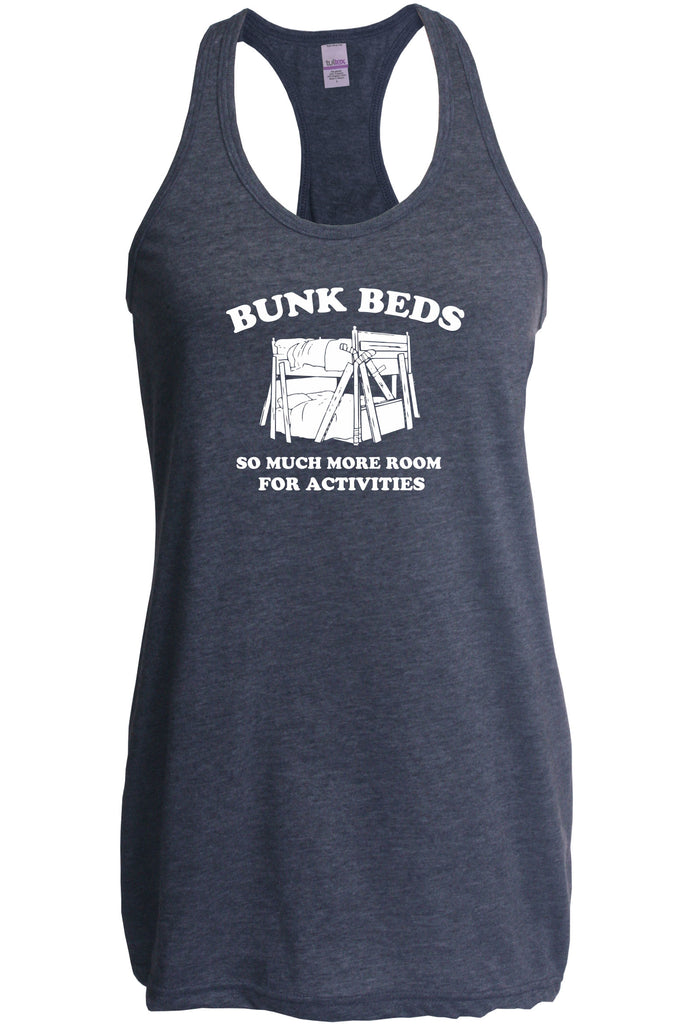 Women's Racer Back Tank Top - Bunk Beds