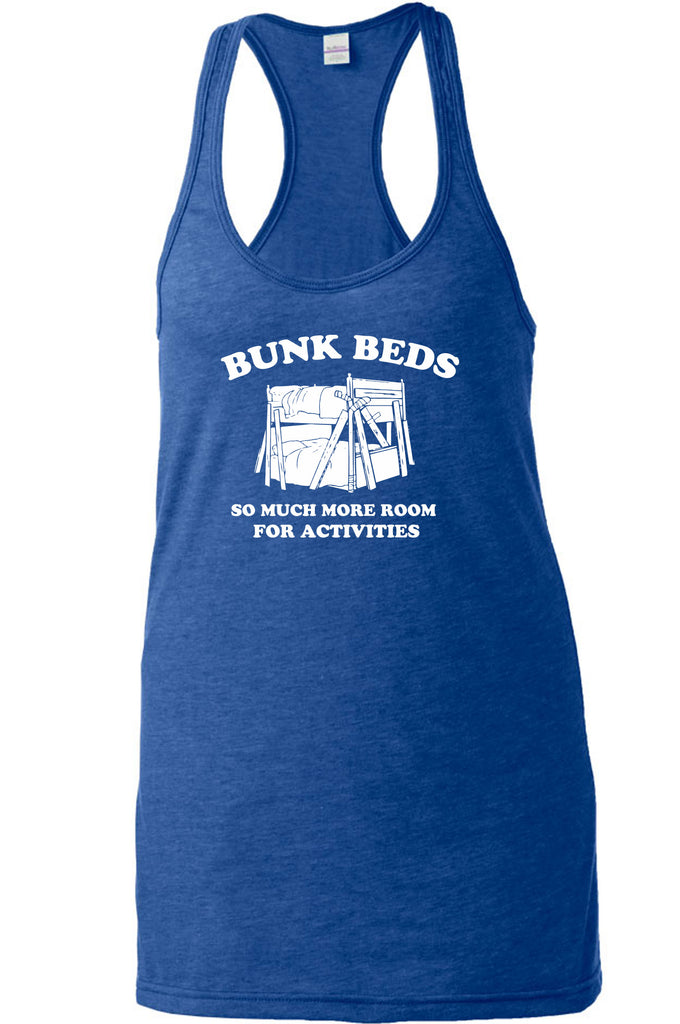 Women's Racer Back Tank Top - Bunk Beds