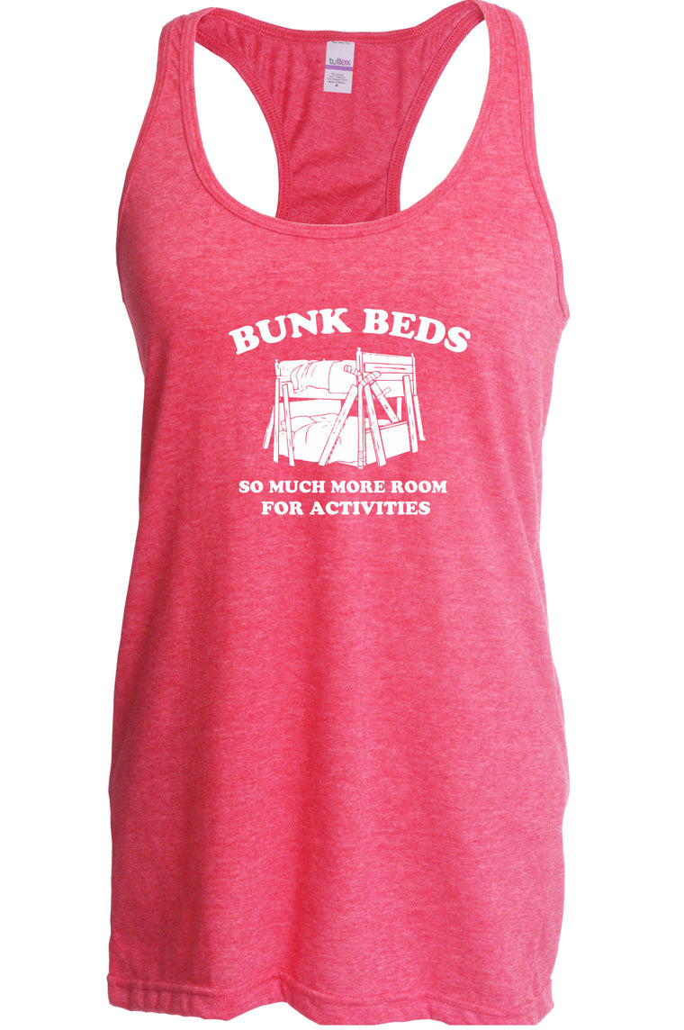 Women's Racer Back Tank Top - Bunk Beds