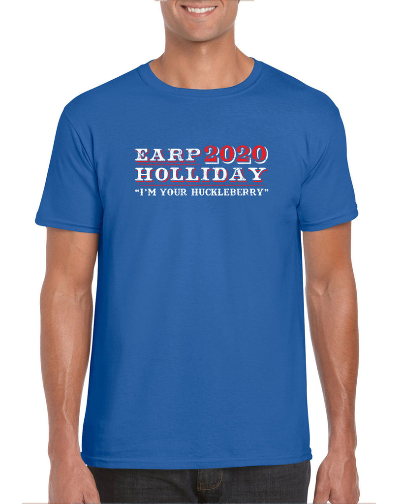 Earp Holliday 2020 Mens T-Shirt funny western movie tombstone president I'm your huckleberry election 90s