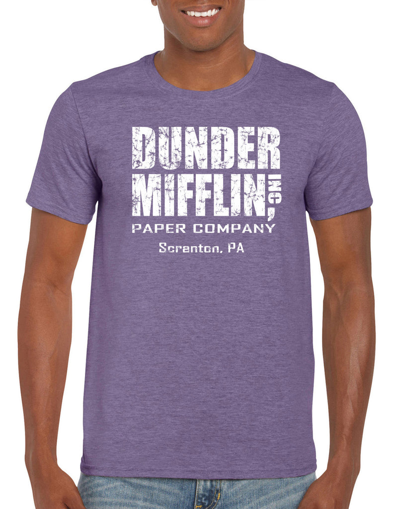 Hot Press Apparel Dunder Mifflin Paper Company Costume Party Halloween Christmas TV Show Office Pam Dwight Jim Michael Funny Comedy Documentary Pennsylvania Party College Humor Men's Clothing