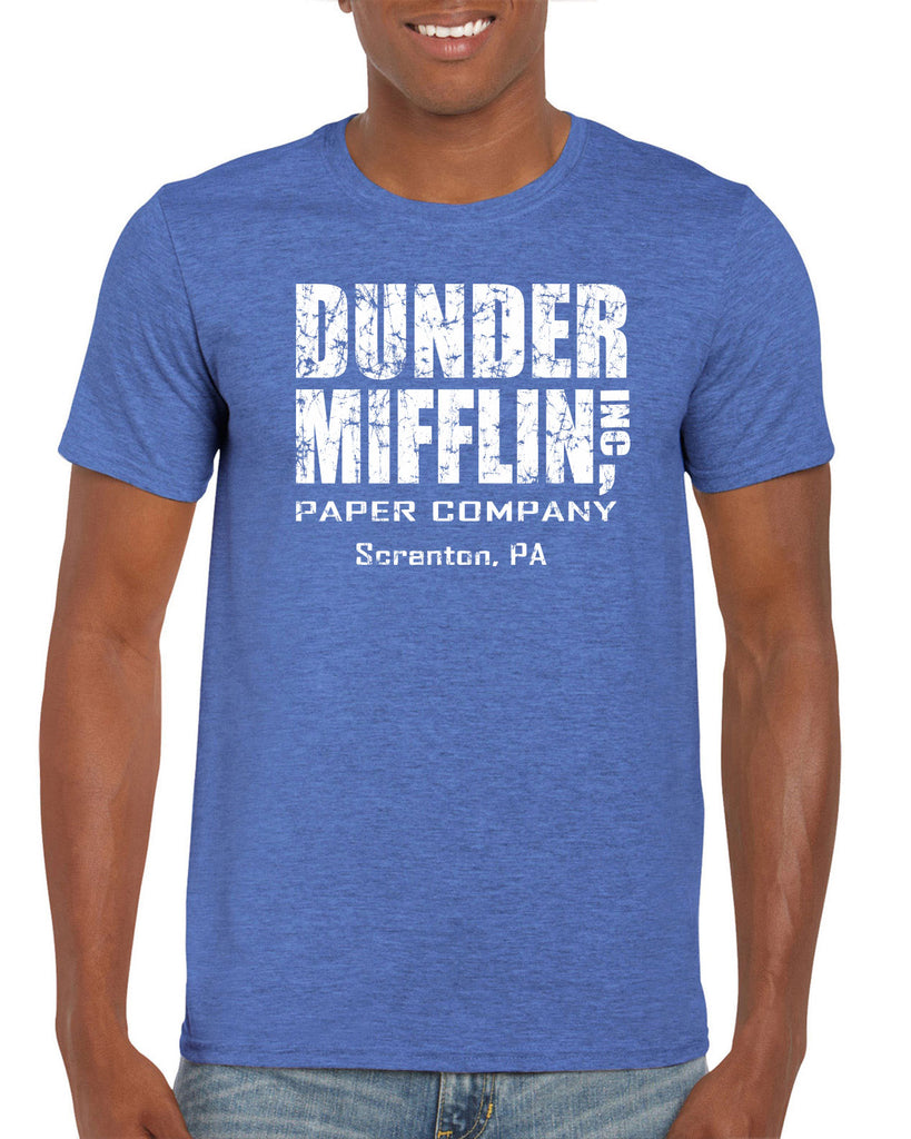 Hot Press Apparel Dunder Mifflin Paper Company Costume Party Halloween Christmas TV Show Office Pam Dwight Jim Michael Funny Comedy Documentary Pennsylvania Party College Humor Men's Clothing