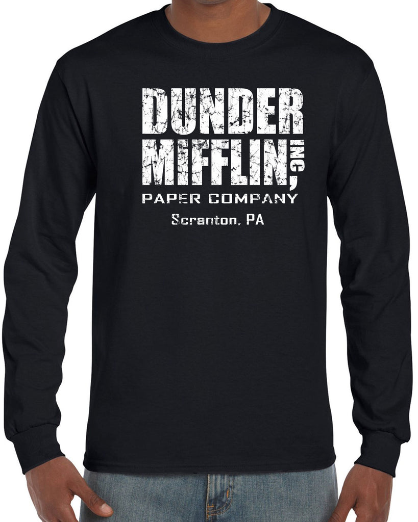 Hot Press Apparel Dunder Mifflin Paper Company Costume Party Halloween Christmas TV Show Office Pam Dwight Jim Michael Funny Comedy Documentary Pennsylvania Party College Humor Men's Clothing