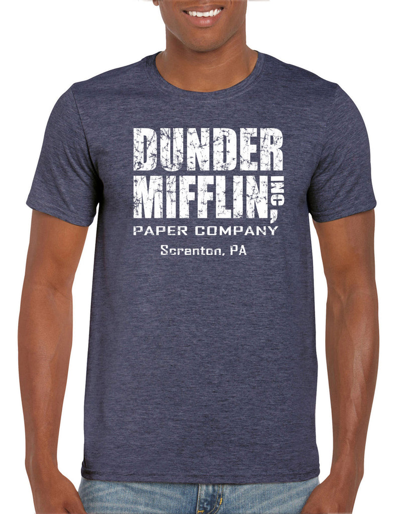 Hot Press Apparel Dunder Mifflin Paper Company Costume Party Halloween Christmas TV Show Office Pam Dwight Jim Michael Funny Comedy Documentary Pennsylvania Party College Humor Men's Clothing