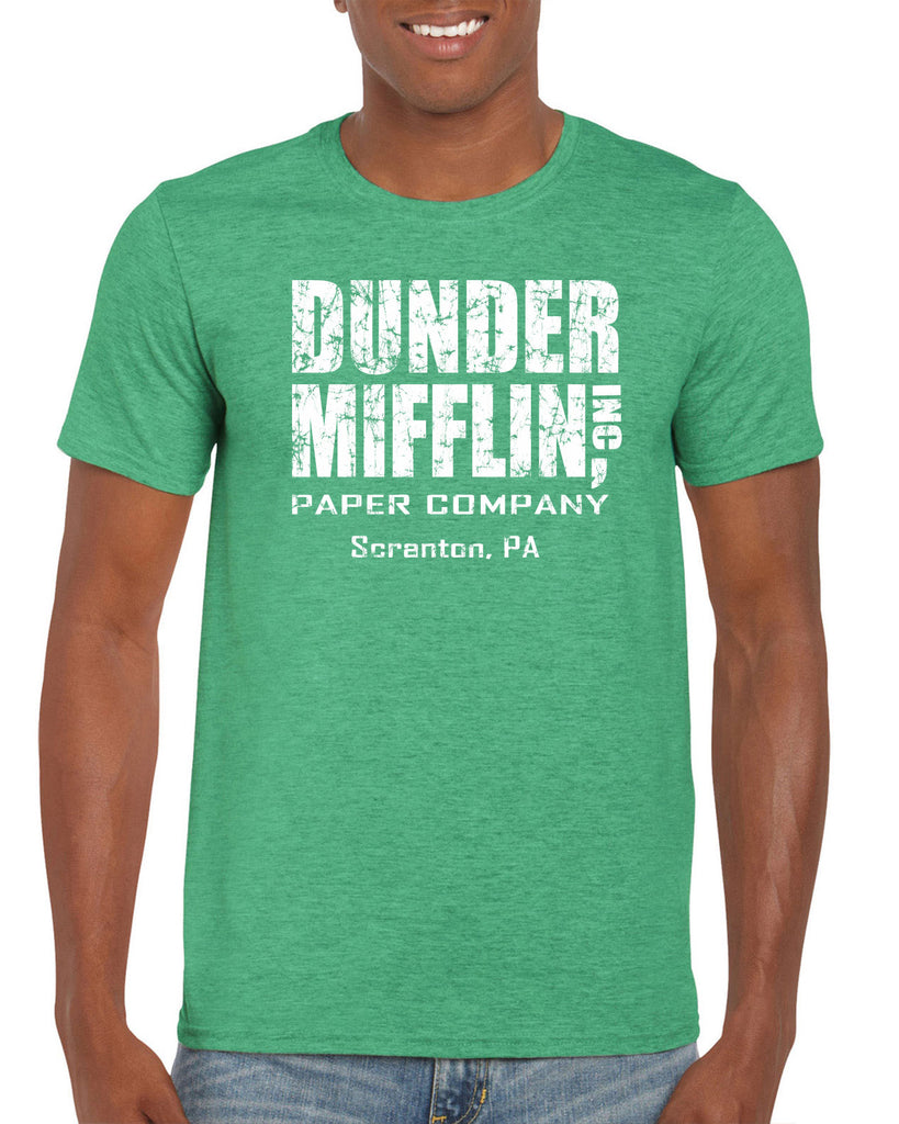Hot Press Apparel Dunder Mifflin Paper Company Costume Party Halloween Christmas TV Show Office Pam Dwight Jim Michael Funny Comedy Documentary Pennsylvania Party College Humor Men's Clothing